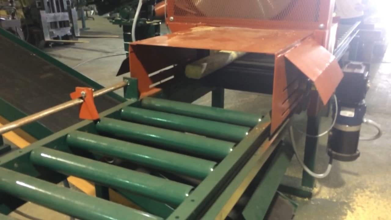 Pivot Head Chop Saw angled cut